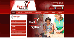 Desktop Screenshot of healthfocusincmd.com